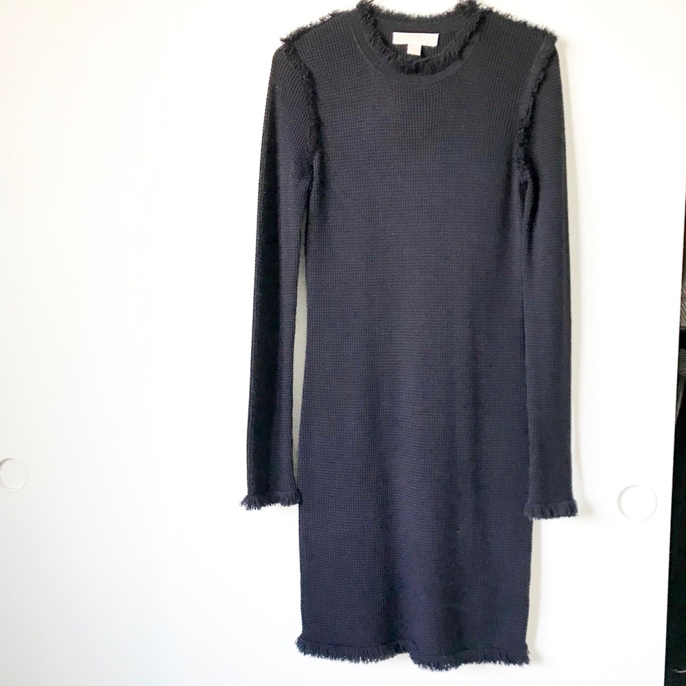 Michael Kors Navy Wool Dress